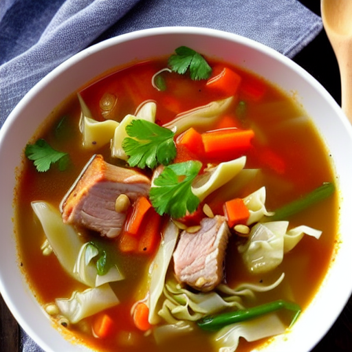 Pork and Cabbage Soup