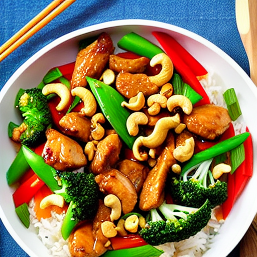 Stir-Fried Chicken with Cashews