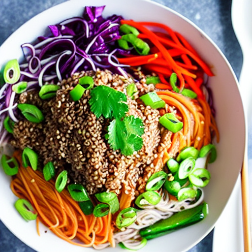Vegan Soba Noodle Salad