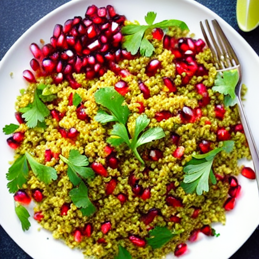 Kısır with Pomegranate
