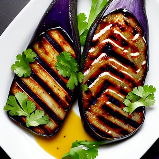 Korean Grilled Eggplant