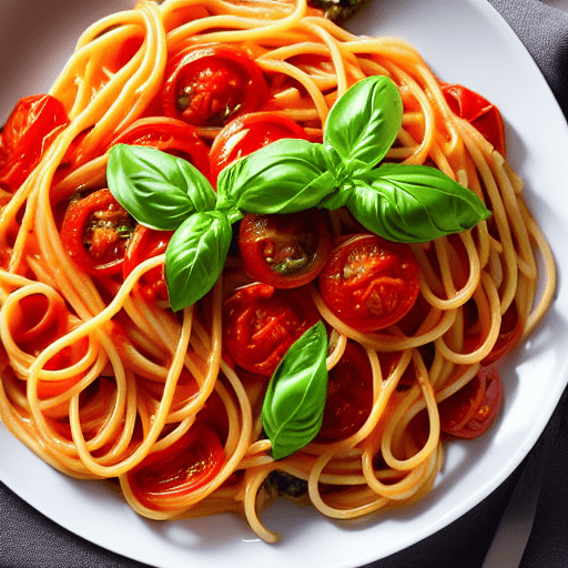 Pasta con i Pomodori e Basilico