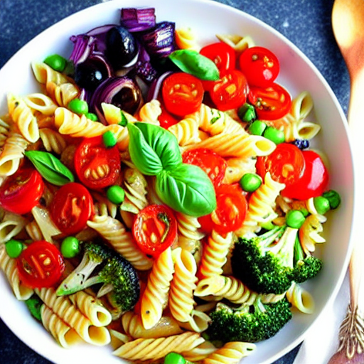 Roasted Vegetable Pasta Salad
