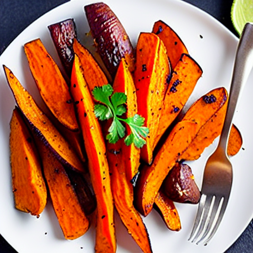 Honey Mustard Roasted Sweet Potatoes and Carrots with Spices