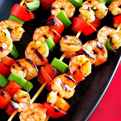 Spicy Shrimp Brochettes