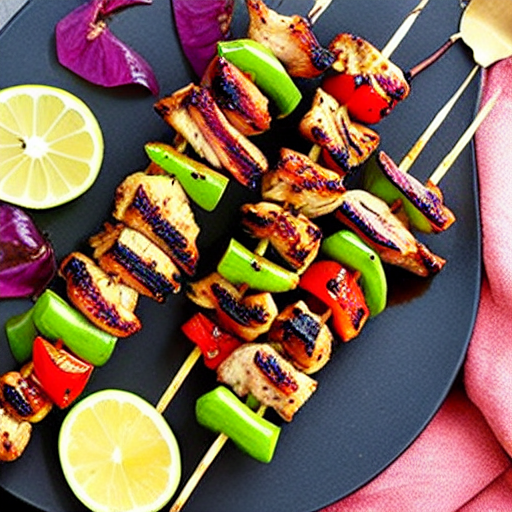 Zaatar Chicken Skewers