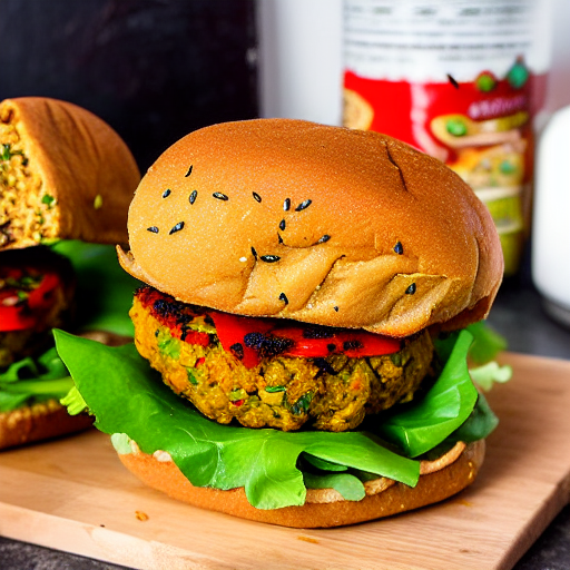 Spicy Chickpea Burger