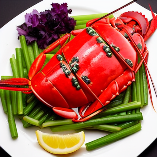 Steamed Lobster with Garlic