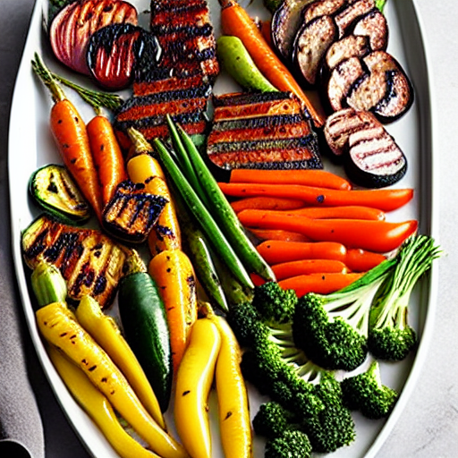 Garlic Herb Grilled Vegetables
