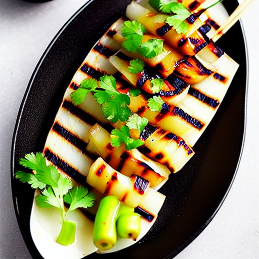 Grilled Daikon