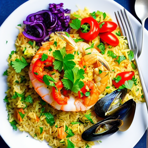 Seafood Pilaf