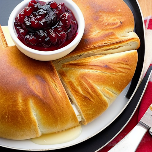 Baked Brie with Jam