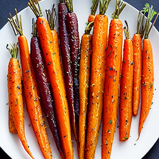 Honey Mustard Roasted Carrots