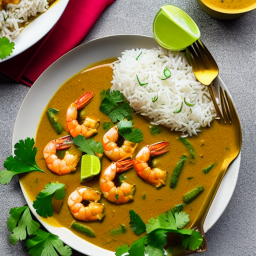 Prawn Curry with Curry Leaves
