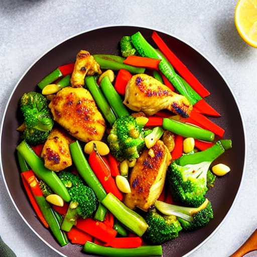 Halal Chicken and Vegetable Stir-Fry