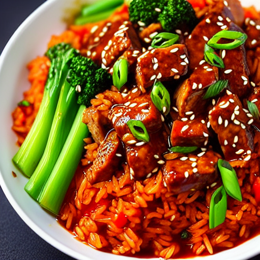 Spicy Pork Rice