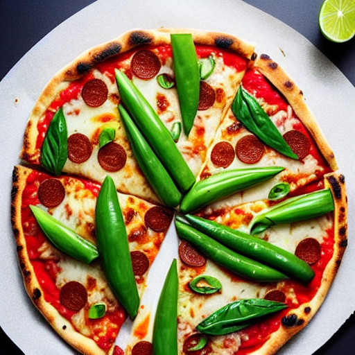 Pizza Nướng Mỡ Hành