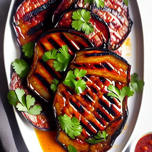 Halal BBQ Eggplant