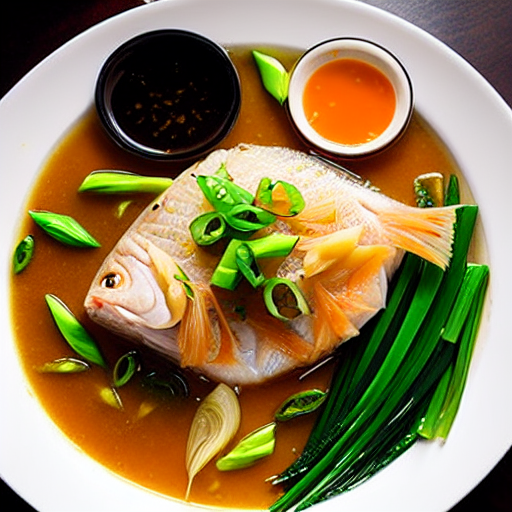 Cá Hấp Hành Gừng