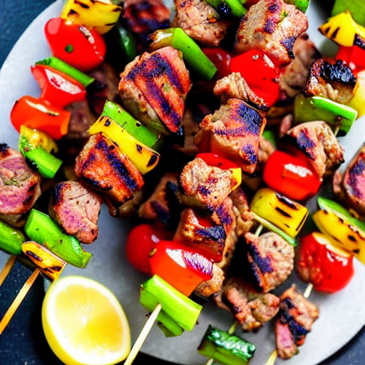 Grilled Kafta Skewers