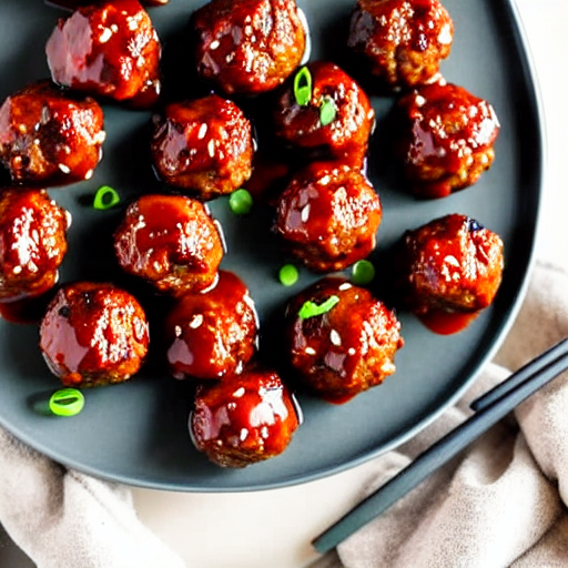 Korean BBQ Meatballs