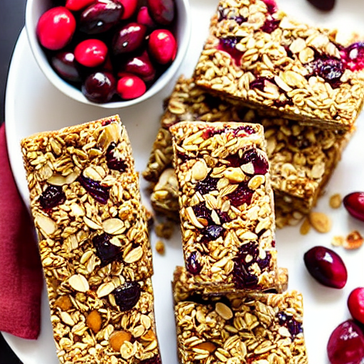 Cranberry Almond Granola Bars