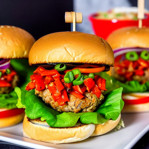 Korean Spicy Tuna Burger
