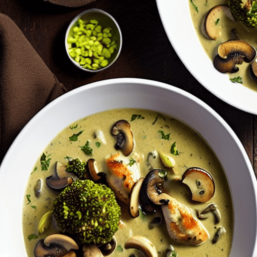 Halal Chicken and Mushroom