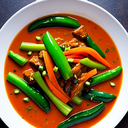 Nam Prik Pao Vegetables
