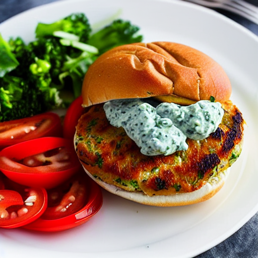 Greek Chicken Burger