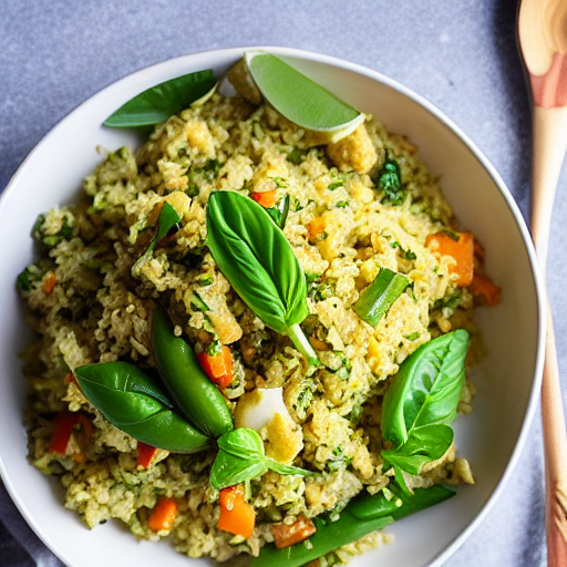 Thai Basil Cauliflower Rice