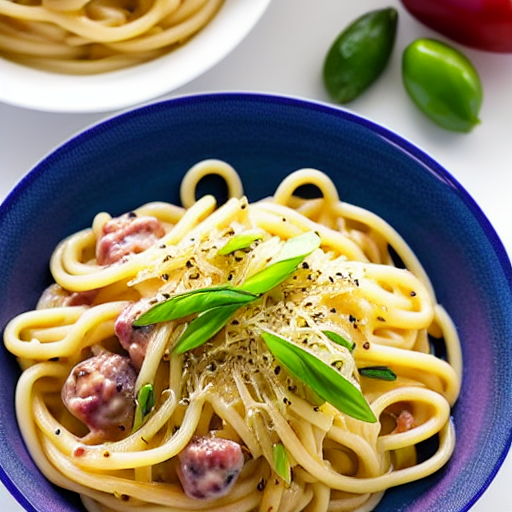 Udon Carbonara
