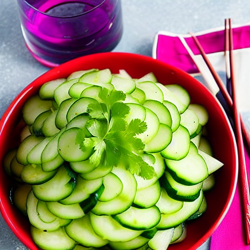 Gochugaru Cucumber Salad