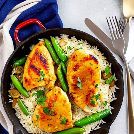 Garlic Butter Chicken and Rice