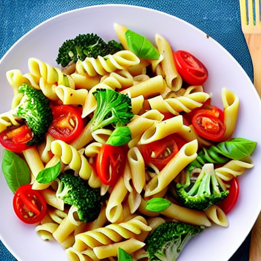 Savory Vegetable Pasta Salad