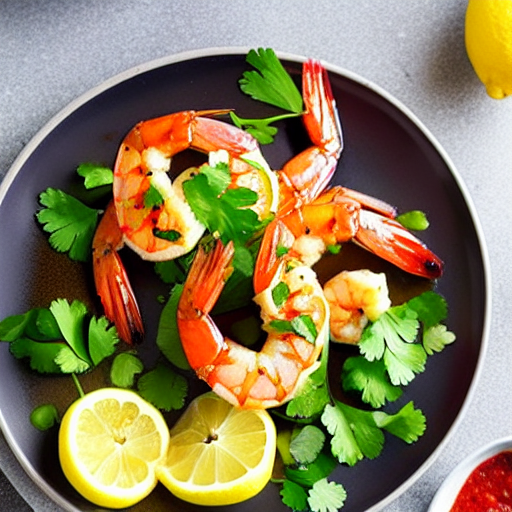 Cilantro-Lemon Shrimp