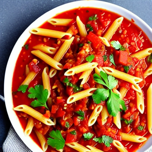 Pasta con Salsa de Chile