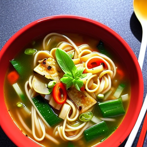 Vegetable Noodle Soup