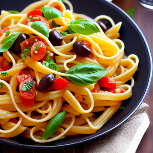 Pasta con Salsa di Olive
