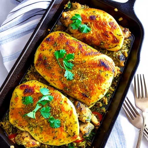 Zaatar Chicken Bake