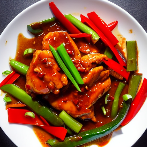 Szechuan Chicken with Peppers