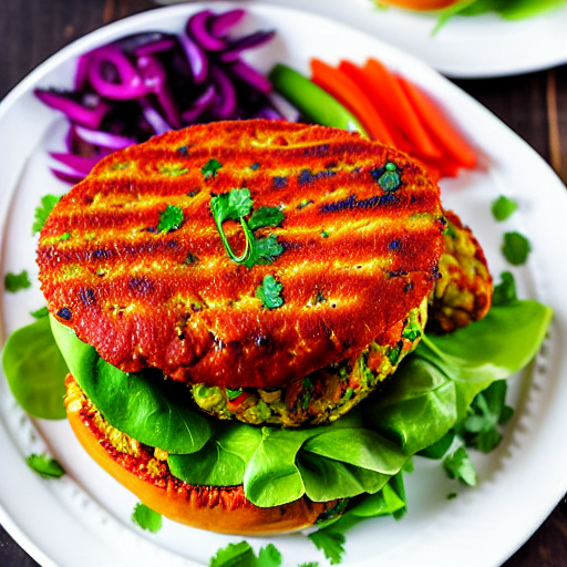 Moroccan Veggie Burger