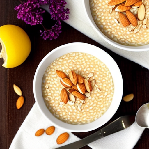 Honey Almond Rice Pudding