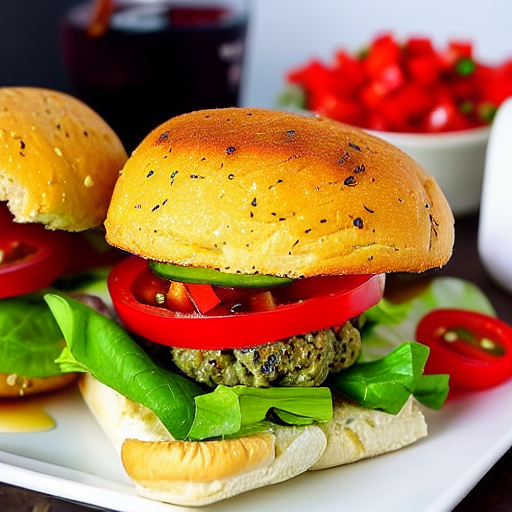 Greek Salad Burger