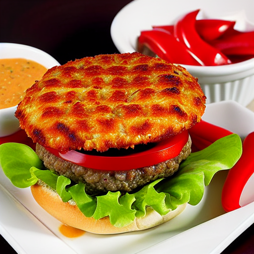 Hamburguesa de Pimientos Rojos