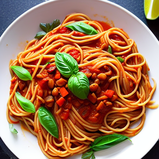 Vegan Spaghetti Napolitan
