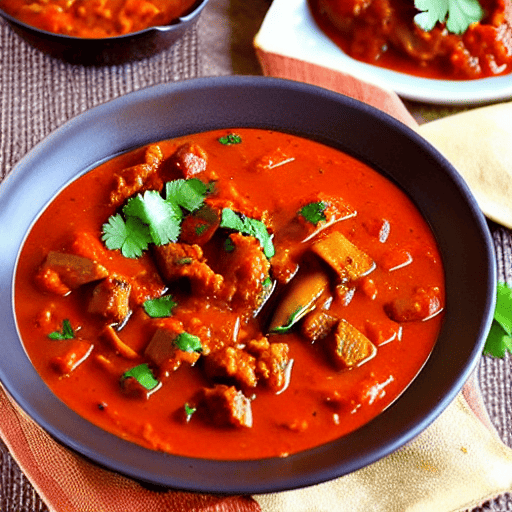 Kadai Eggplant Masala