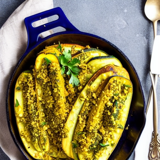 Keto Baked Zucchini