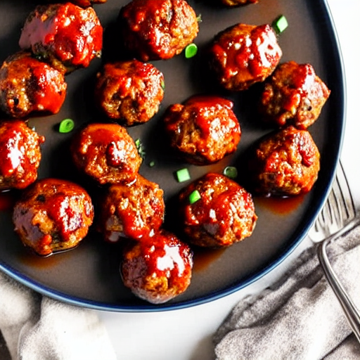 Keto BBQ Meatballs
