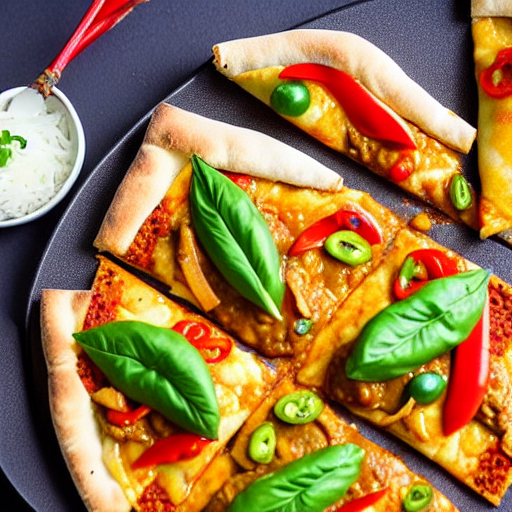 Korean Curry Pizza